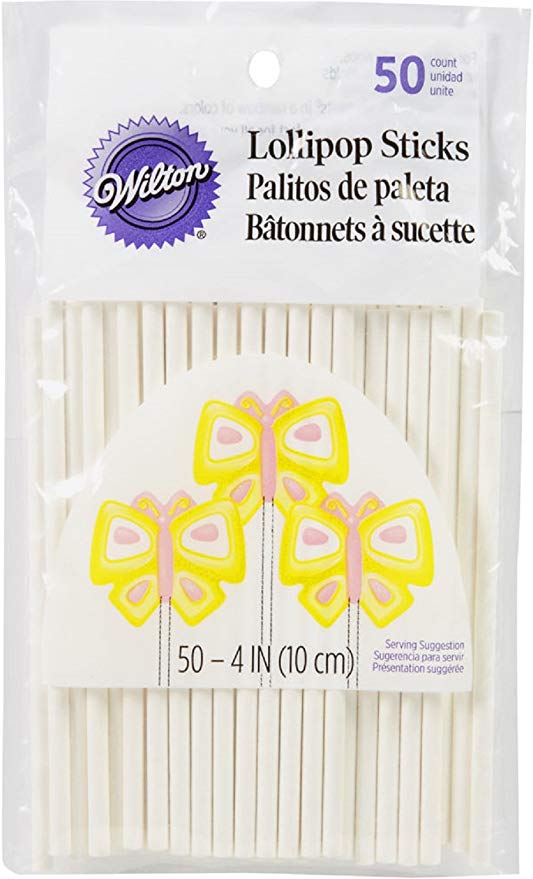 Wilton 4-inch Lollipop Sticks, Pack of 50