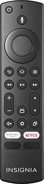 Insignia - Fire TV Edition Replacement Remote for Insignia and Toshiba - Black