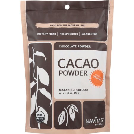 Navitas Naturals, Chocolate Powder, Organic, 16-Ounce Pouches (Pack of 1)