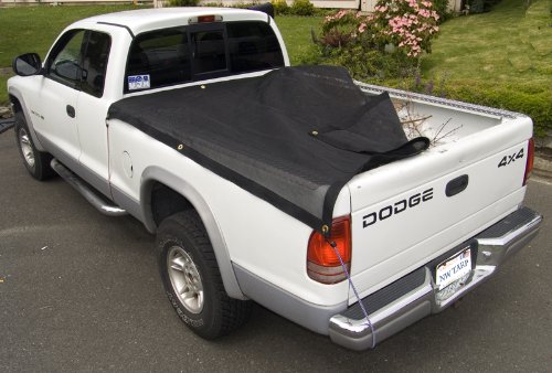 Mesh Tarp 5'x7' Pick-Up Truck Cover for a Compact Truck