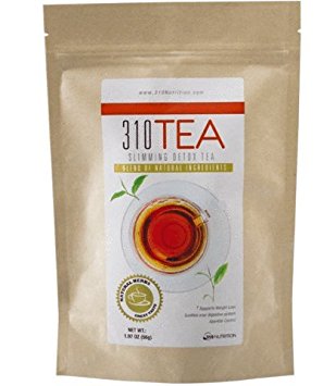 Detox Tea, 28 Servings | 310 Tea Fights Bloating and Appetite Suppressant, Increases Metabolism | Organic Green Tea With Yerba Mate, Guarana, Ginger, and Many More Cleansing Ingredients