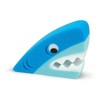 Genuine Fred Bath Biters, Children's Bath Sponge, Shark - Large & Absorbent - Gentle on Skin - Adds Fun to Bathtime or Water Table - Great Gift for Kids & Toddlers