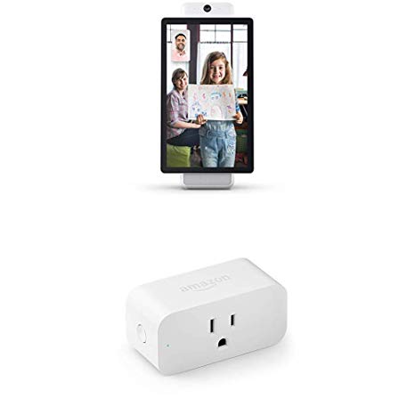 Portal Plus from Facebook bundle with Amazon Smart Plug - White