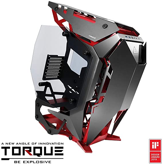 Antec 0-761345-80017-4 Case for PC Black/Red
