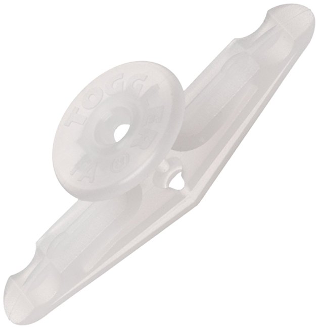 TOGGLER Toggle TB Residential Drywall Anchor with Screws, Polypropylene, Made in US, 3/8" to 1/2" Grip Range, For #6 to #14 Fastener Sizes (Pack of 20)