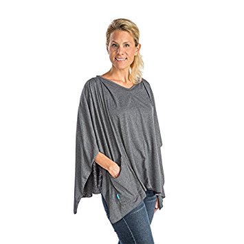 Infantino 3-in-1 Nursing Shawl and Cover, Grey
