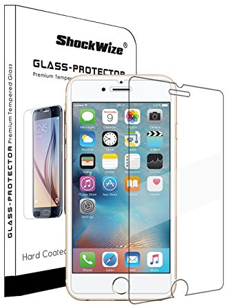 iPhone 7 Plus (5.5") Screen Protector ShockWize [Tempered Glass] .3mm Thin Premium Real Glass Screen Protector iPhone 7 Plus (1 X)