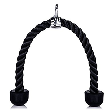 MESHA® Tricep Rope Workout, Fitness, Body Building, Gym Equipment
