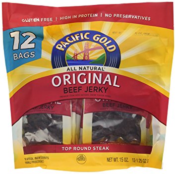 Pacific Gold Original Beef Jerky 12 - 1.25oz bags