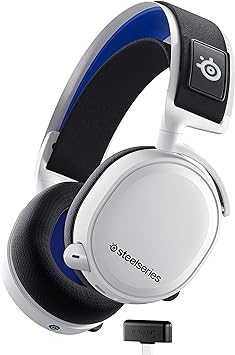 SteelSeries Arctis 7P  Bluetooth Wireless Gaming Headset for Playstation 4/5 - White