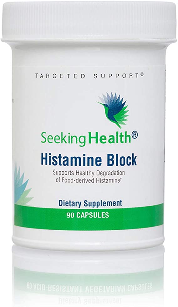 Seeking Health | Histamine Block | DAO Supplement Enzyme | Food Intolerance | Histamine Intolerance | GI Tract Supplements | Dhist Capsules (90 Count)