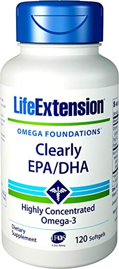 Life Extension Clearly EPA/DHA 120 Softgels