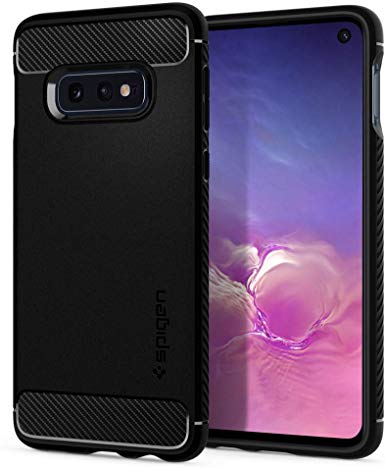 Spigen Rugged Armor Works with Samsung Galaxy S10e Case (2019) - Matte Black