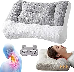 Proease Pillow for Sleep Apnea, Proease Pillow, Pro Ease Sleep Apnea Pillow, Proease Orthopedic Deep Sleep Pillow, Ergonomic Wedge Pillow for Sleep Apnea (1PCS)