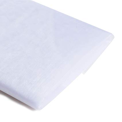 Koyal Wholesale 10-Yard Sheer Organza Fabric Bolt, 58-Inch, White