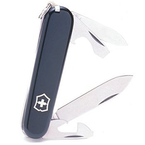 Victorinox Swiss Army Recruit Pocket Knife (Black)