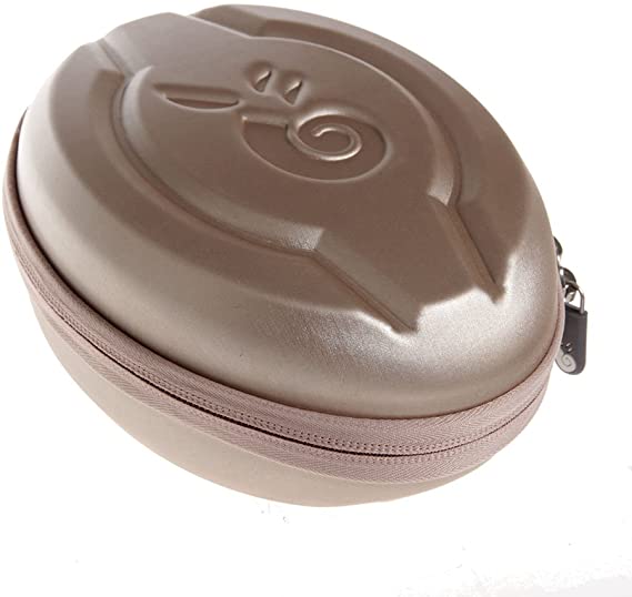 Hermithsell Hard EVA Travel Case Compatible with Wireless On-Ear Headphone - Golden