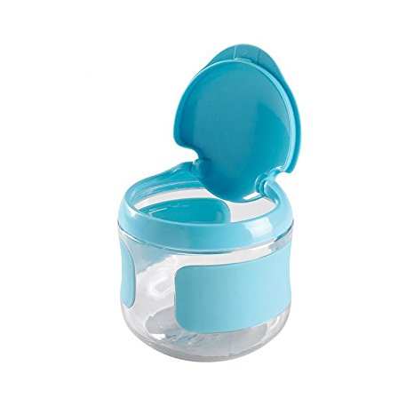 OXO Tot Flip-Top Snack Cup, Aqua, 5 Ounce