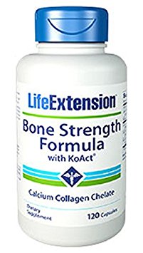 Life Extension Bone Strength Formula with Koact Vegetarian Capsules, 120 Count