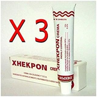 3x Xhekpon Cream Facial Neck and Neckline Collagenum by Health & Beauty
