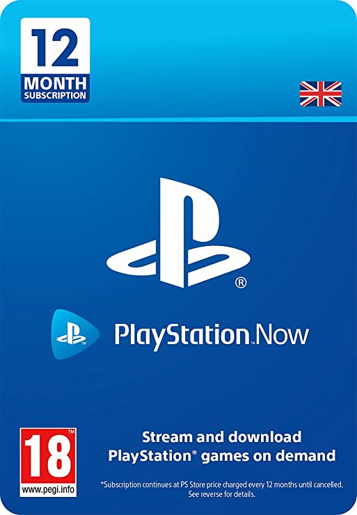 PlayStation Now - Subscription 12 Month | PS5/PS4 | PSN Download Code - UK account