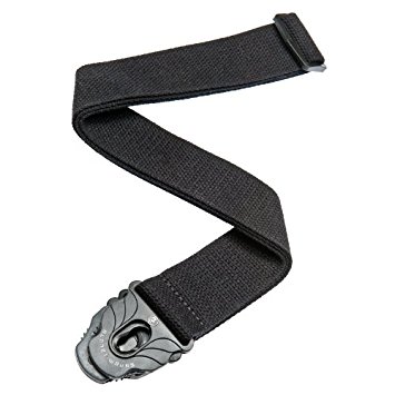 D’Addario Planet Lock Cotton Guitar Strap - Black