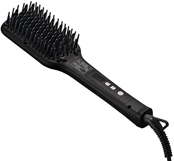 SALONIA Salonia Straight Heat Brush Black Overseas Compatible