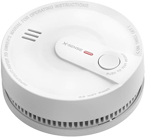 X-SENSE Smoke Detector, 10-Year Battery Life Intelligent Fire Alarm with Photoelectric Sensor, Conforms to EN Standard 14604 SD2K0AX