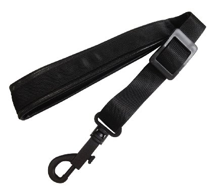 Attmu Regular Padded Saxophone Neck Strap with Swivel Snap Black