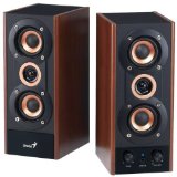 Genius 3-Way Hi-Fi Wood Speakers for PC MP3 players and Tablets SP-HF800A