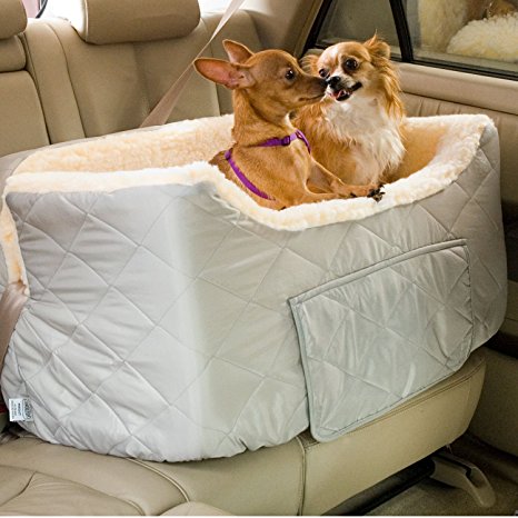 Snoozer Lookout II Pet Car Seat with Sherpa Lining - Large