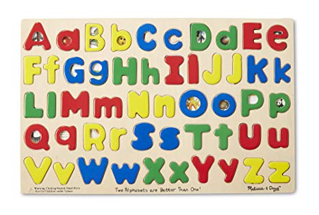 Melissa & Doug Upper and Lower Case Alphabet,Multi Color