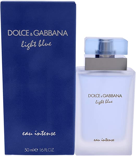 Dolce & Gabbana Light Blue Eau Intense Eau De Parfum Spray for Women, 1.6 Fl Oz