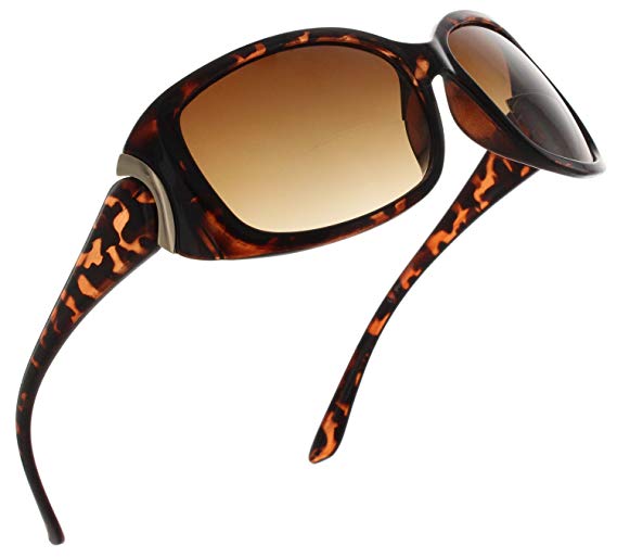 Womens Bifocal Sunglasses Sun Readers Stylish Leopard Print Glasses