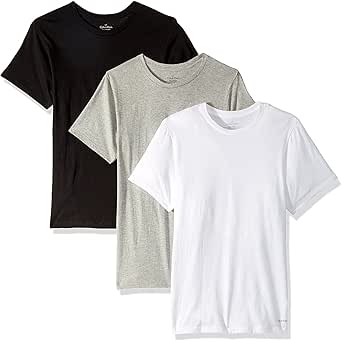 Calvin Klein Men`s Cotton Crew Neck Classic Fit T-Shirts 3 Pack (B(NP2205-900)/G_W, X-Large)