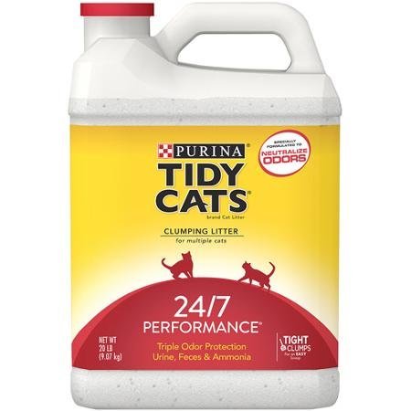 Purina Tidy Cats Clumping Cat Litter 24/7 Performance for Multiple Cats 20 lb. Jug by Purina Tidy Cats