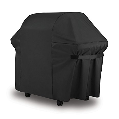 Weber BBQ Gas Grill Cover 7107: 44x60 in Heavy Duty Waterproof & Weather Resistant Weber Genesis & Spirit Series Outdoor Barbeque Grill Covers by LiBa