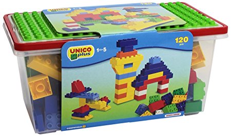 Unico Plus Building Bricks 120 Piece Tub