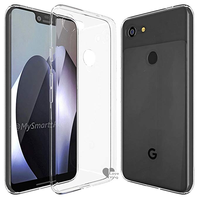Google Pixel 3 XL Case,Love Ying [Crystal Clear] Ultra[Slim Thin][Anti-Scratches] Flexible TPU Gel Rubber Soft Skin Silicone Protective Case Cover for Google Pxel 3 XL-Clear