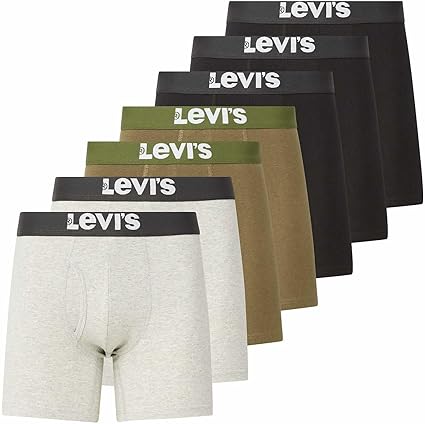 Levi's Mens Underwear 7 Pack Mens Boxer Briefs for Men Cotton Stretch