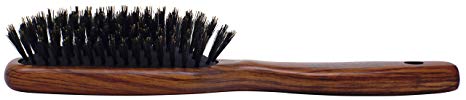 Spornette Deville Sculpting Hair Brush - #343. Boar Bristle, Wood Handle, Cushioned Smoothing Brush for Daily Maintenance, Finishing & Adds Shine to Brush Outs and Blow Outs