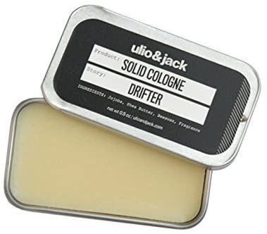 ulio&jack Drifter Men's Solid Cologne By .5Oz Travel Friendly Tin