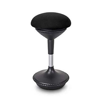 Autonomous ErgoStool - Height-Adjustable Active Sitting Office Chair & Ergonomic Standing Desk Swivel Stool - Black CHOOSEandBUY