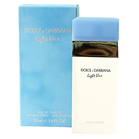 Dolce & Gabbana Light Blue For Women. Eau De Toilette Spray, 1.6 Ounces