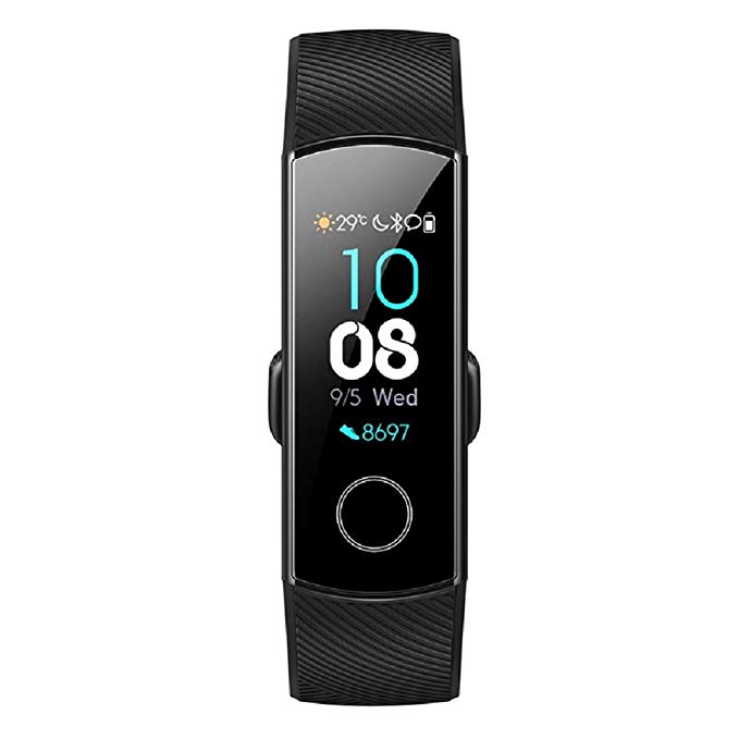 Huawei Honor Band 4 Smart Fitness Tracker AMOLED Full Color Display TruSleep Sleep Monitoring TruSeen 3.0 Real-TIME Heart Rate 50 Meters Waterproof Call Notification Up to 17 Days Battery Life