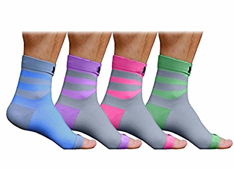 Plantar Fasciitis Sock - Best Compression Foot Sleeve Socks for Men Women Nurses & Runners - Ankle Sleeve for Arch Support and Achilles Heel Pain