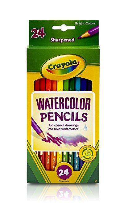 Crayola 24ct Watercolor Colored Pencils