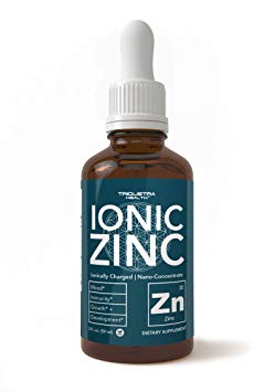 Zinc Supplement - Most Bioavailable Zinc – Ionically Charged, Nano-Concentrate & Essential Co-Factors – Liquid Zinc Sulfate Form Plus Zinc Copper Co-Factor – Ionic Zinc – 240 Servings
