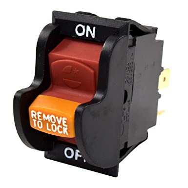 HQRP On-Off Toggle Switch Compatible with Delta 31-120 31-250 31-252 31-255X 31-340 31-460 31-695 31-750 31-780 SA350 SA446 SM500 Sander, 22-540 22-560 22-565 22-580 Planer