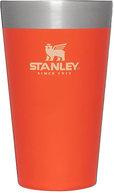 Stanley Adventure Stacking Beer Pint 16oz Tigerlily